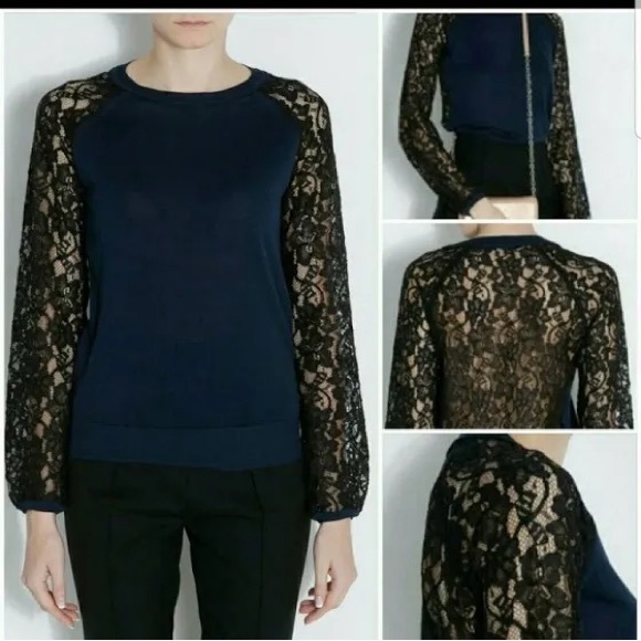 DVF Avani Lace silk-blend blouse - Picture 6 of 8